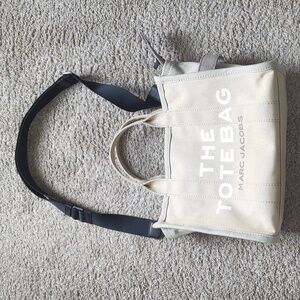 Marc Jacobs Cream and Black Tote Bag